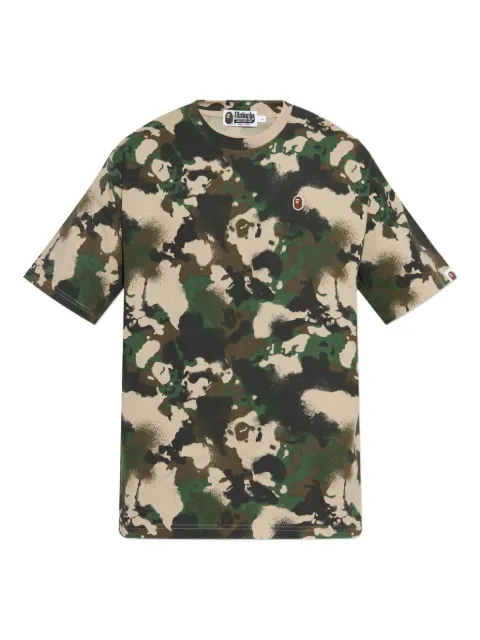 A BATHING APE® camouflage-print T-shirt
