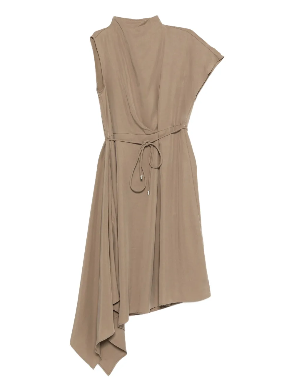 Peserico Asymmetrische midi-jurk Groen
