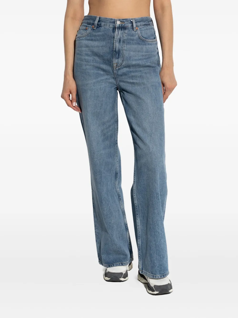 SAMSOE Jeans met vijf zakken Blauw