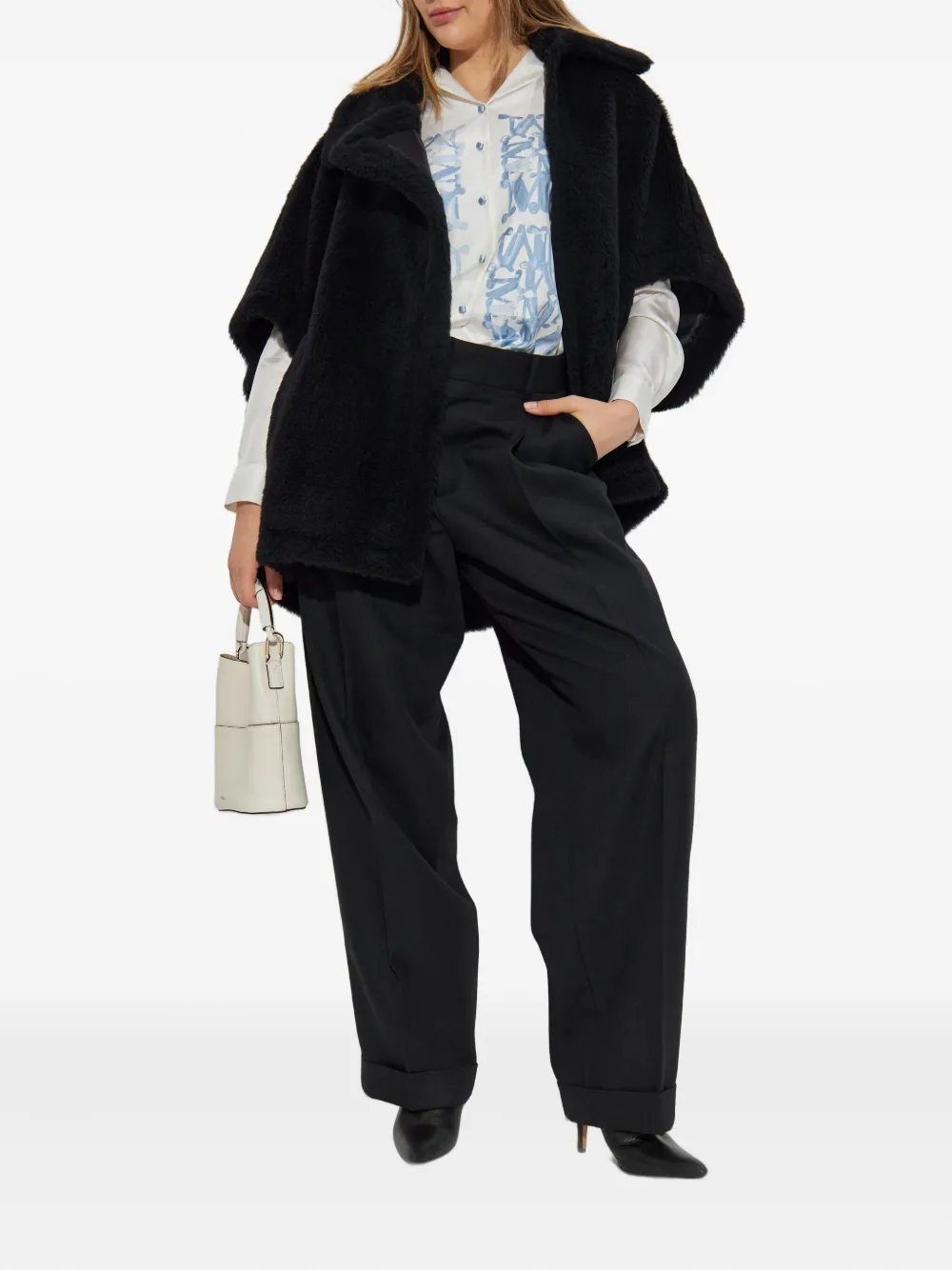Max Mara short-sleeved jacket Zwart