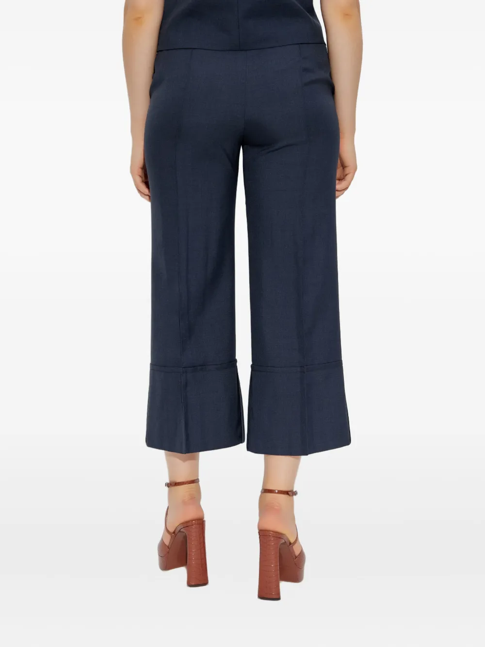 Theory cuffed trousers Blauw