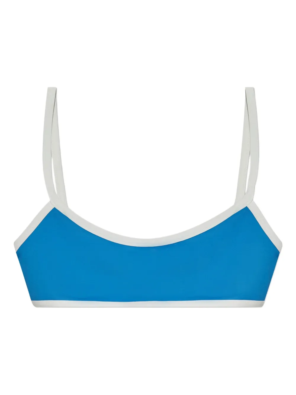 Marysia contrast-trim bikini Blauw