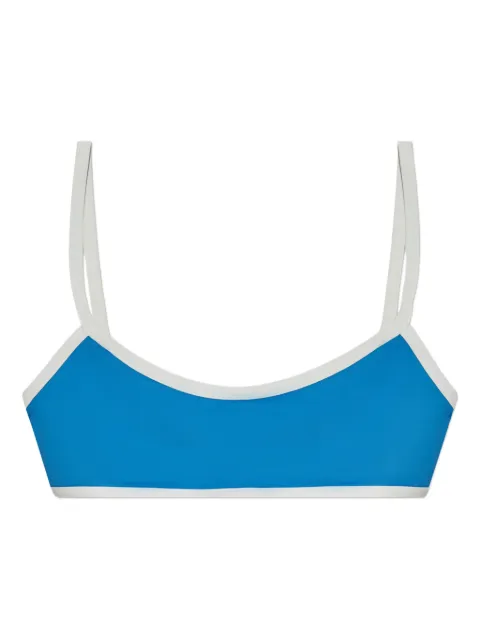 Marysia contrast-trim bikini