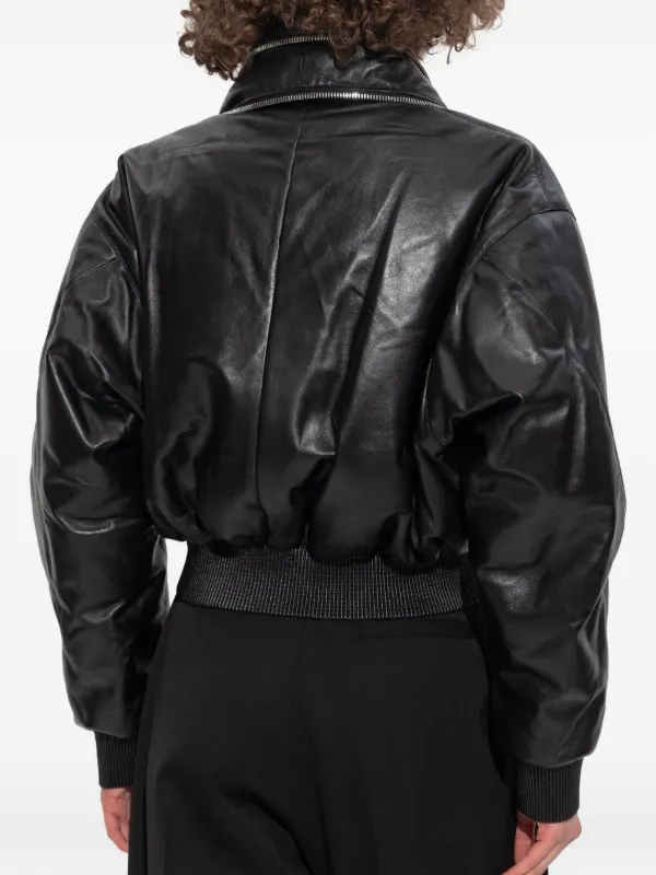 Givenchy double-zip Leather Bomber Jacket | Black | FARFETCH