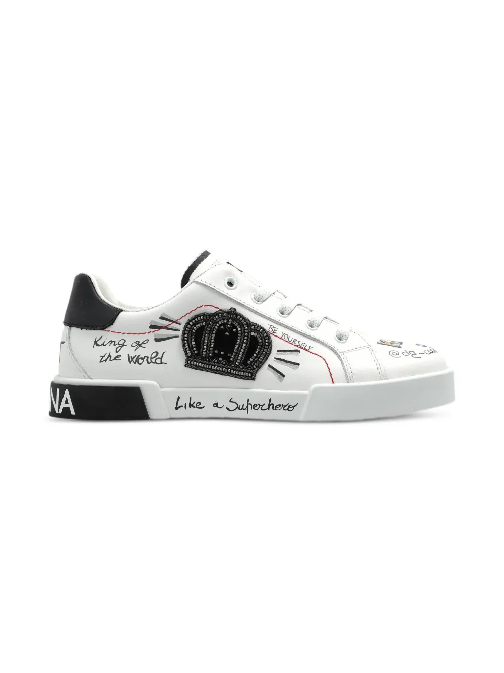 Dolce & Gabbana Kids leather sneakers White