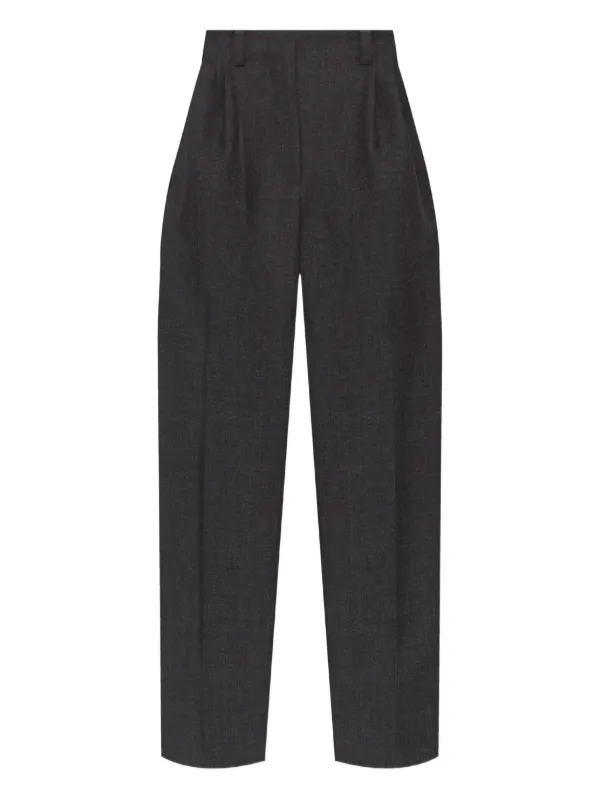 Givenchy Double Pleat Pants in Wool in Grey