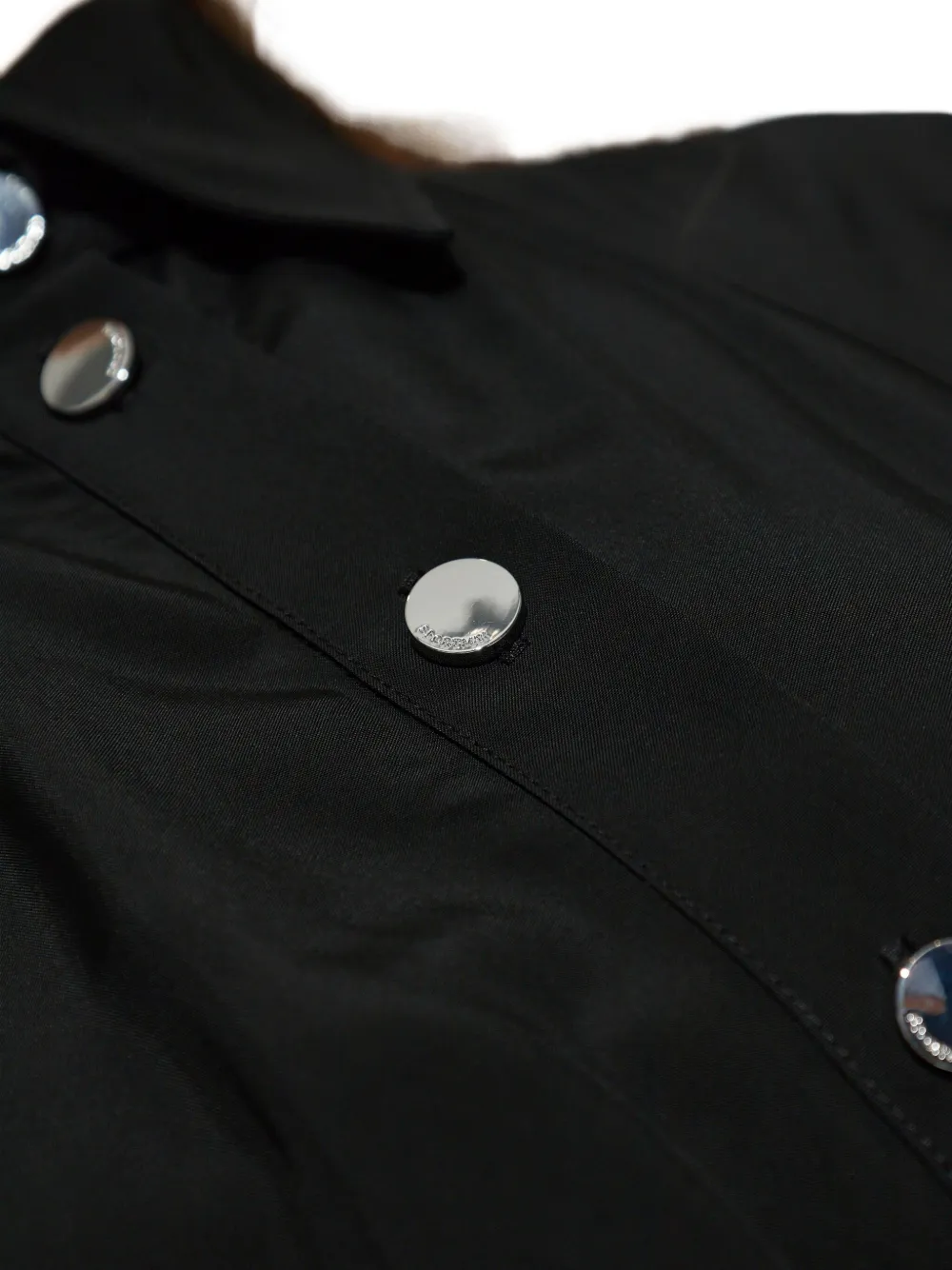 Sportmax button-fastening shirt dress Zwart