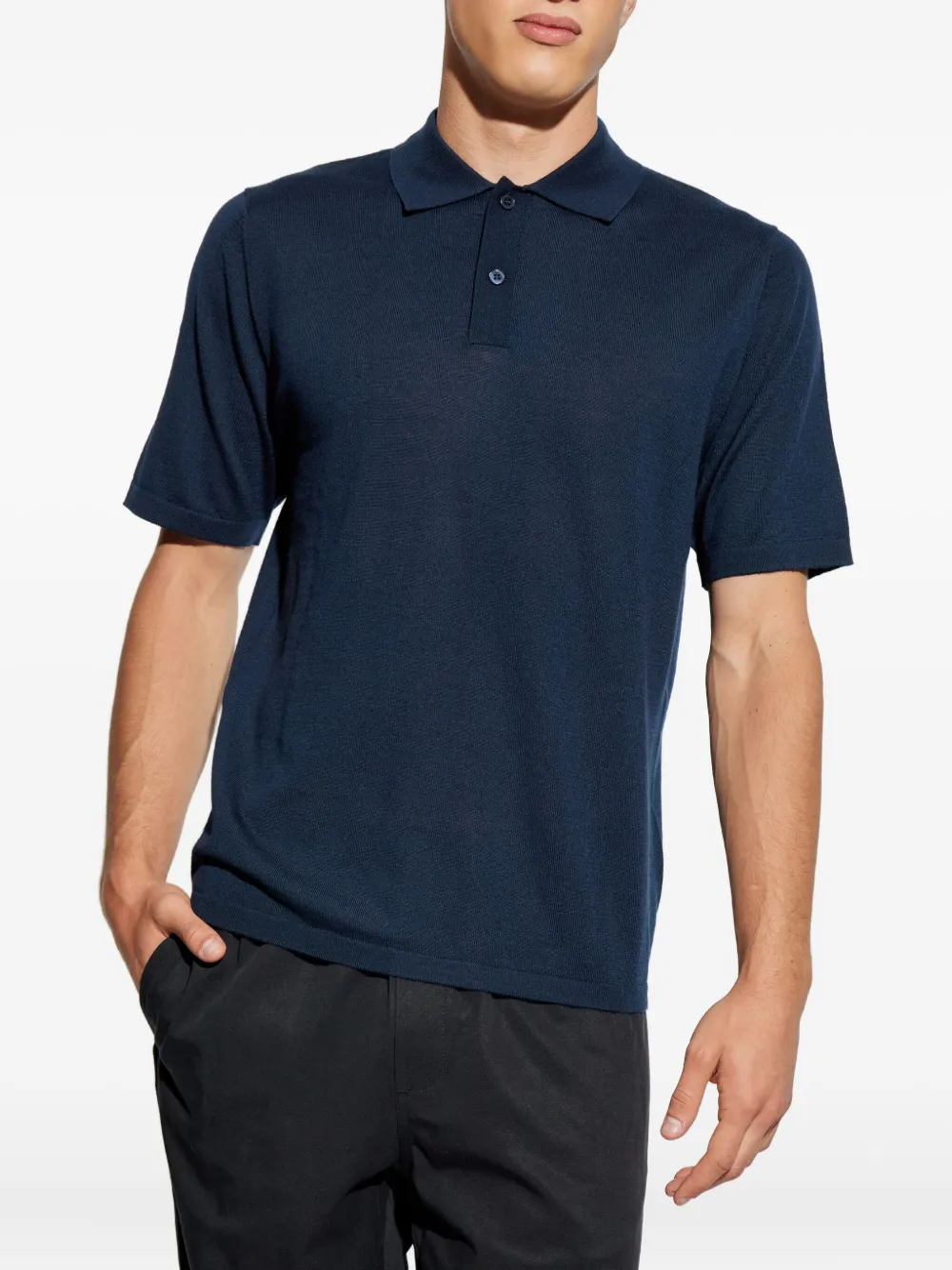  Samsoe Samsoe Sarowan Polo Shirt - Blue 
