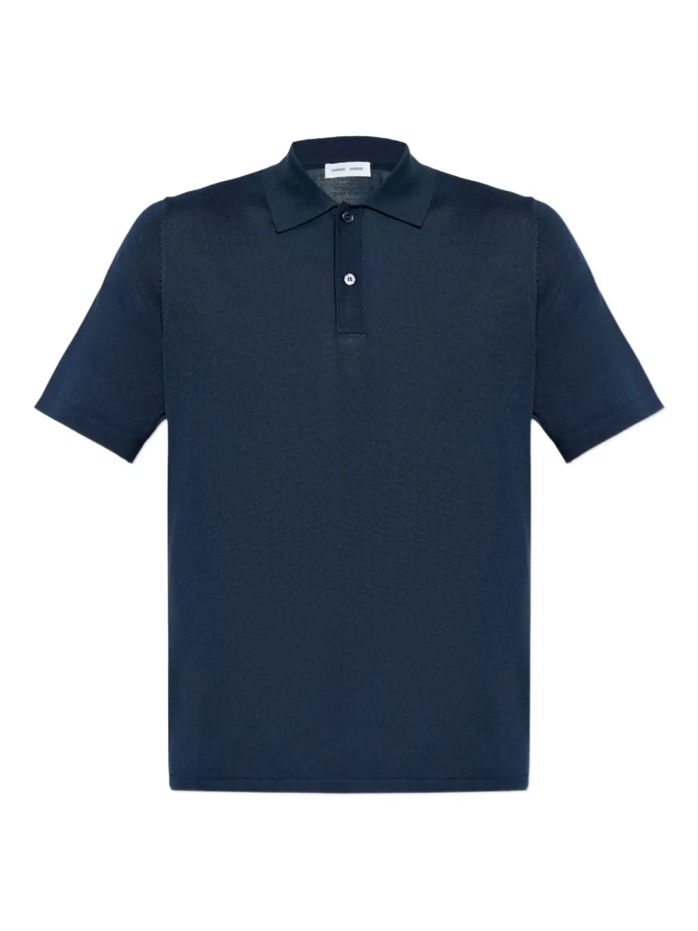 SAMSOE SAMSOE playera tipo polo con cierre | azul | Image 1