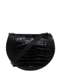 Wandler Kate crocodile-embossed shoulder bag - Black