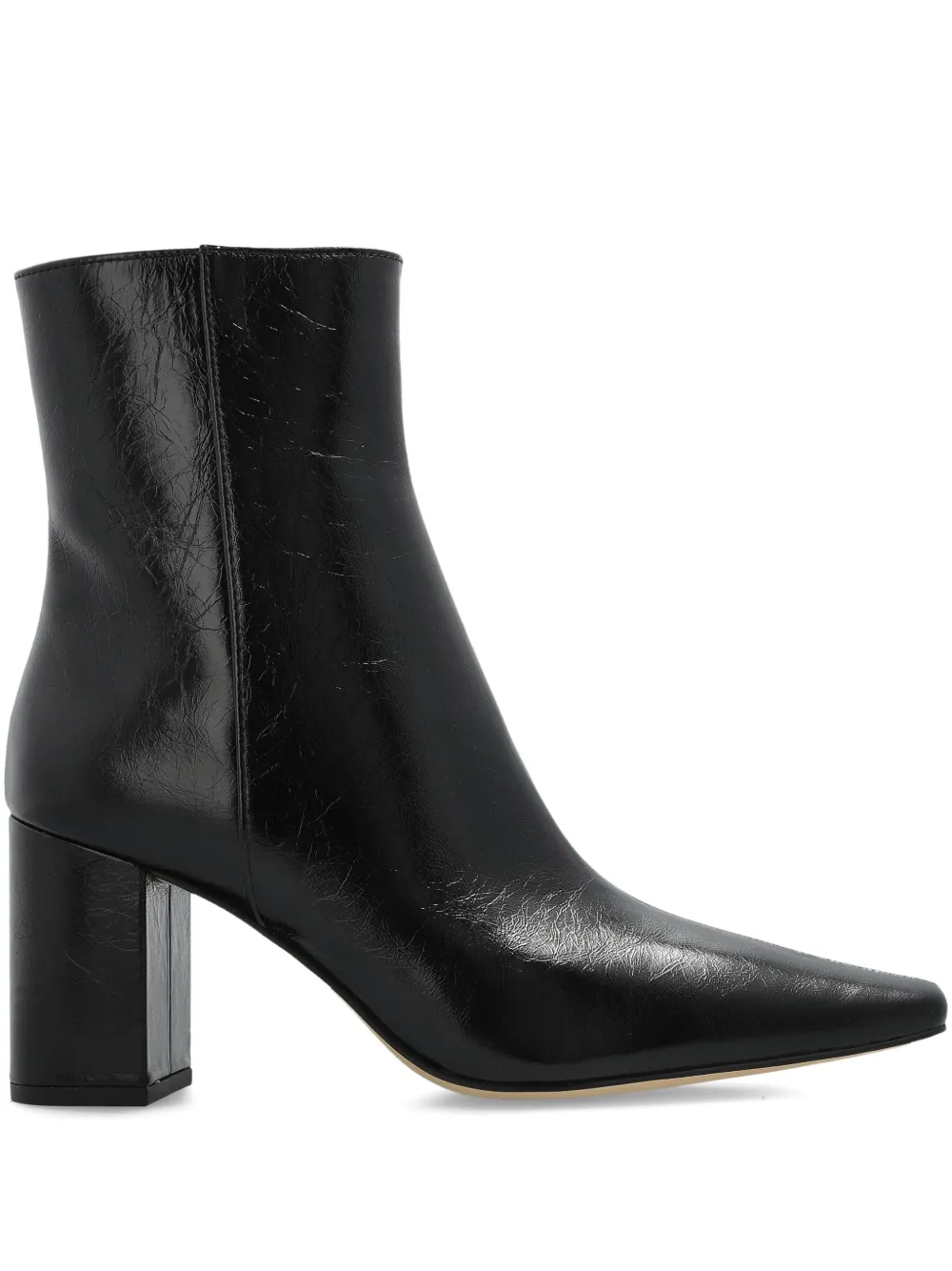 Michael Kors block-heel pointed-toe boots Black