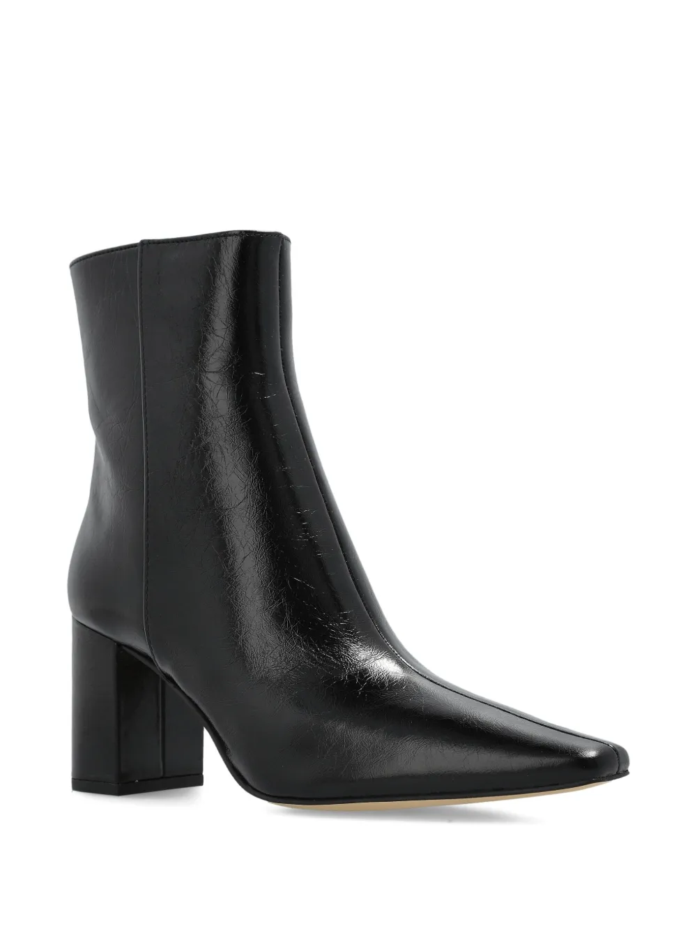Michael Kors block-heel pointed-toe boots Black