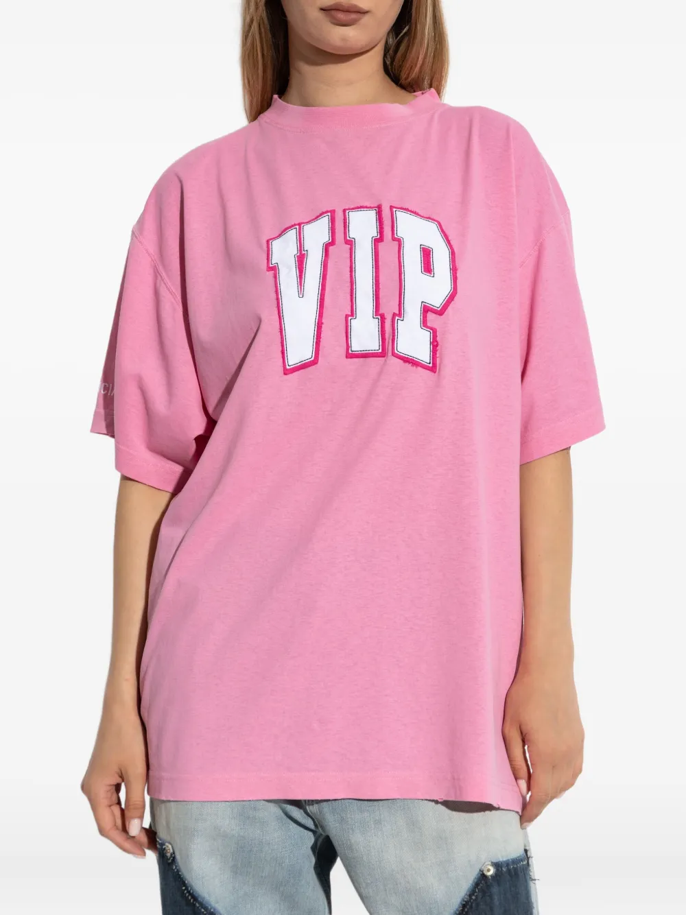 Balenciaga VIP katoenen T-shirt Roze