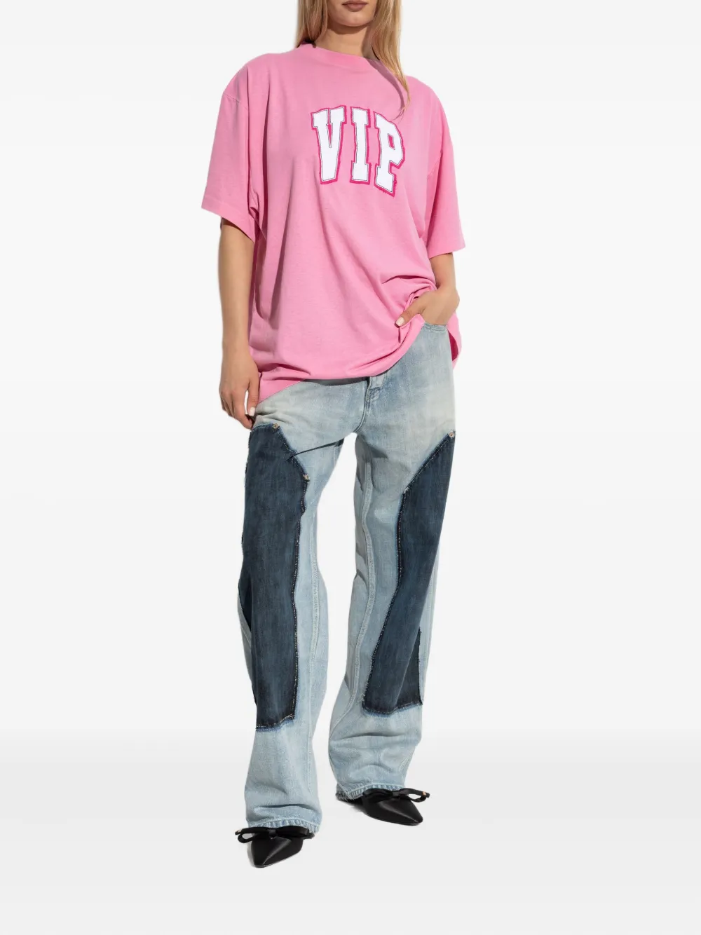 Balenciaga VIP katoenen T-shirt Roze