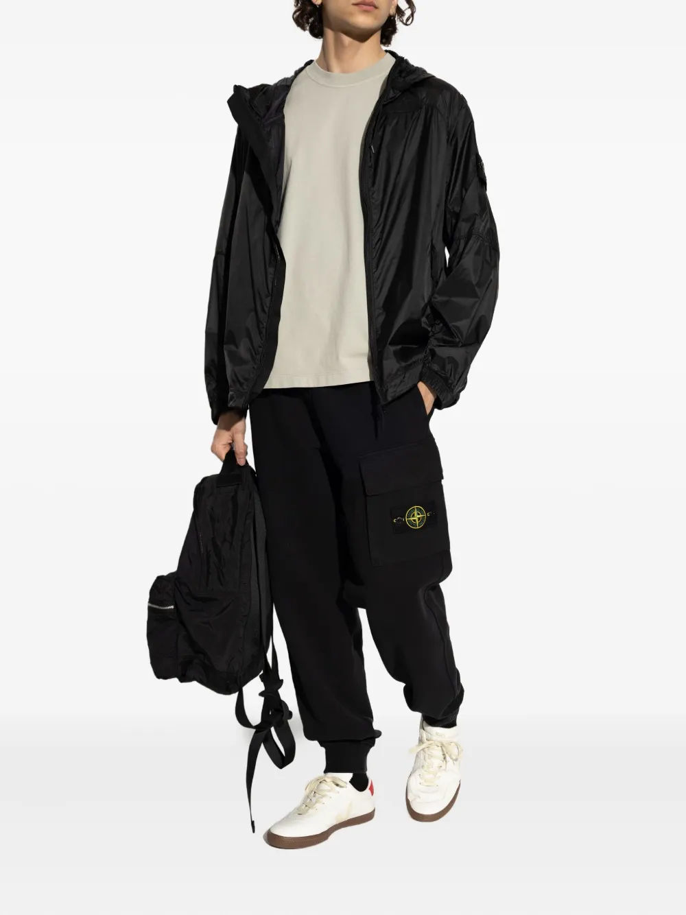 Stone Island logo-patch cotton T-shirt | T-Shirts | Image 2