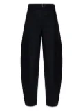Sportmax hook-fastening trousers - Black