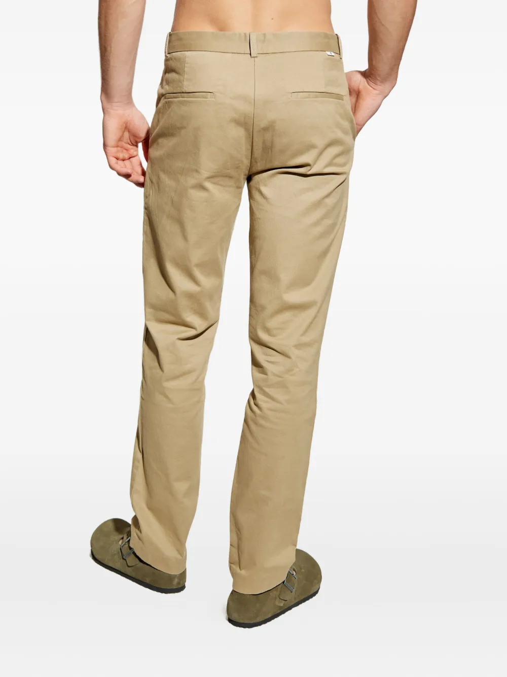 SAMSOE Katoenen broek Beige