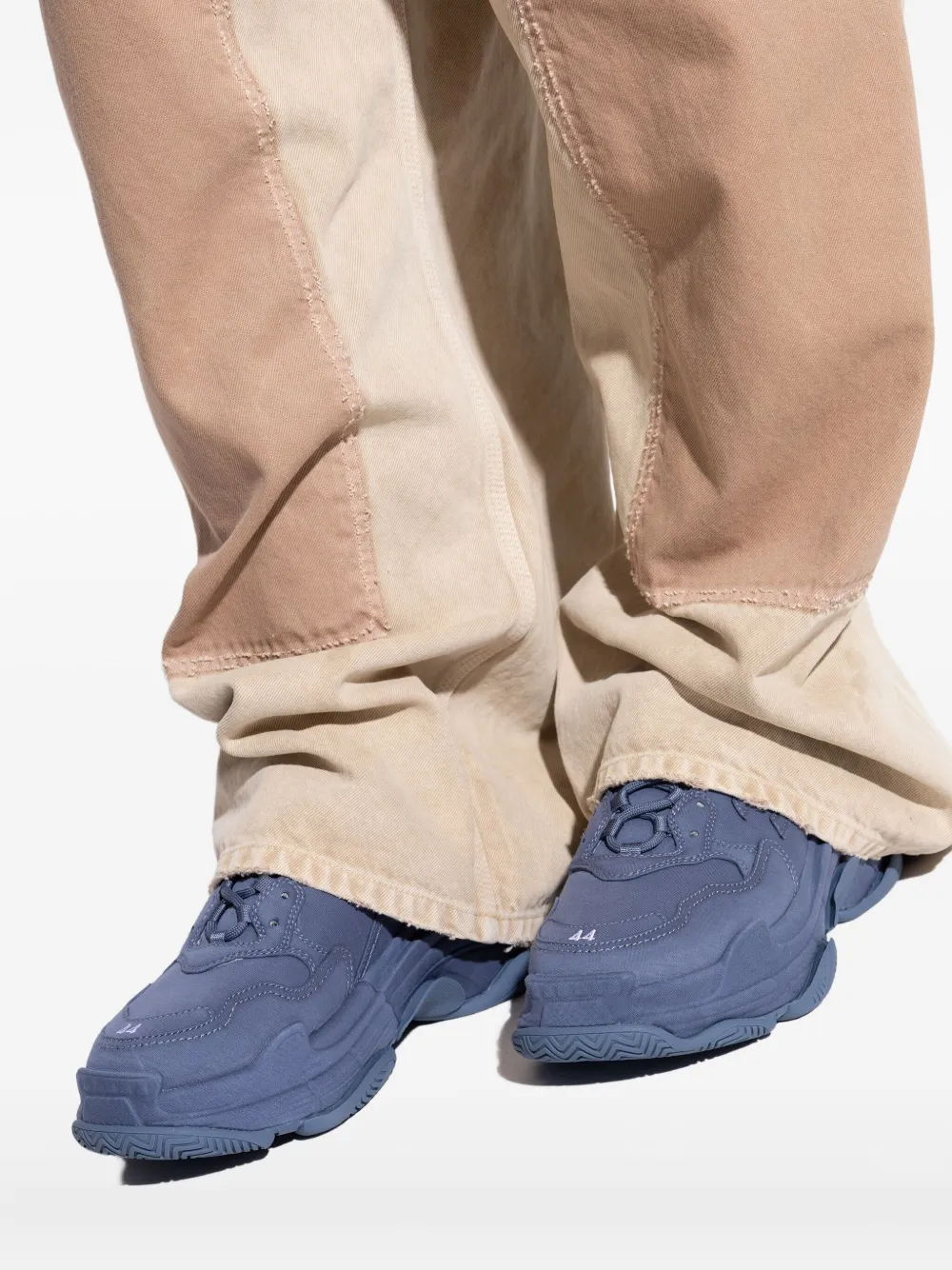 Balenciaga Triple S sneakers met vlakken Blauw