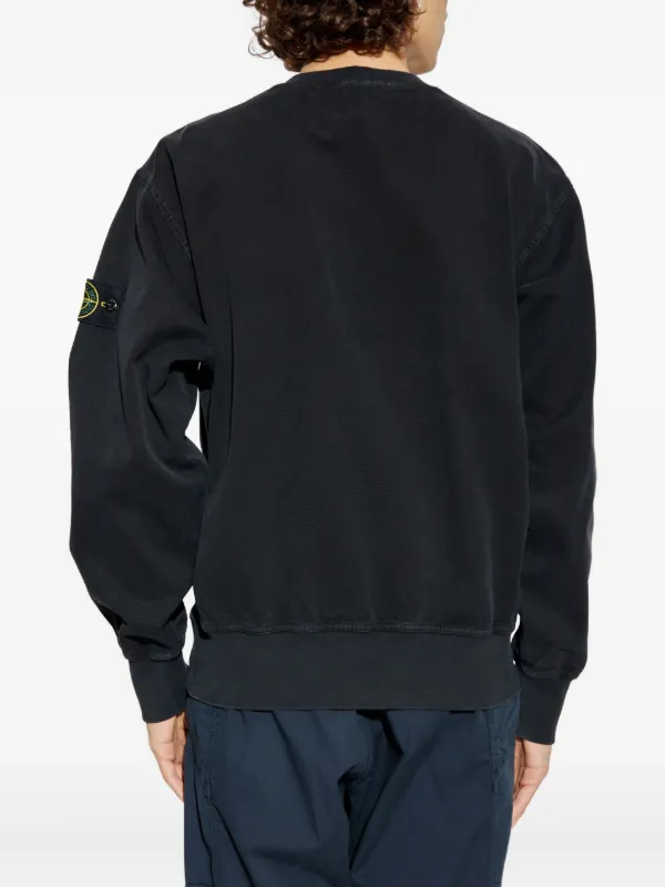 Stone Island コンパスバッジ スウェットシャツ | ブラック | FARFETCH JP