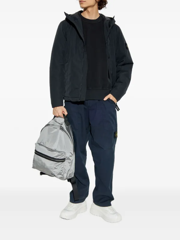 Stone Island コンパスバッジ スウェットシャツ | ブラック | FARFETCH JP