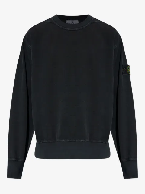 Stone Island Compass-badge crew-neck sweatshirt