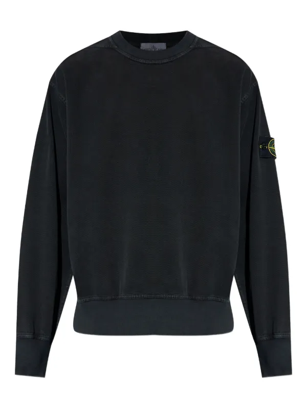 Stone Island コンパスバッジ スウェットシャツ | ブラック | FARFETCH JP