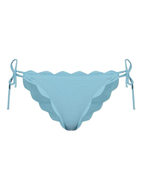 Marysia scalloped-edge bikini briefs