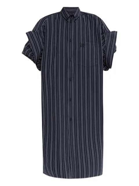 Balenciaga striped shirt dress