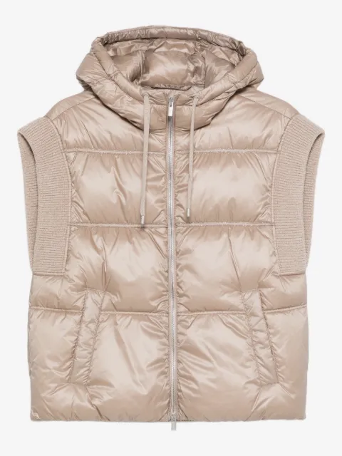 Peserico hooded quilted vest