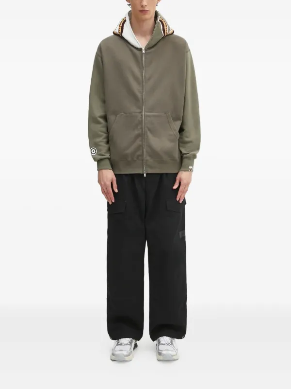 A BATHING APE® シャークパターン パーカー | グリーン | FARFETCH JP