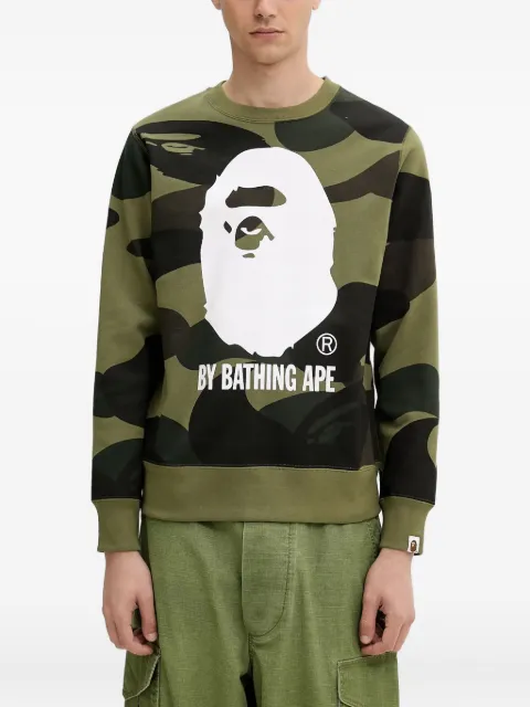 A BATHING APE® camouflage-print sweatshirt