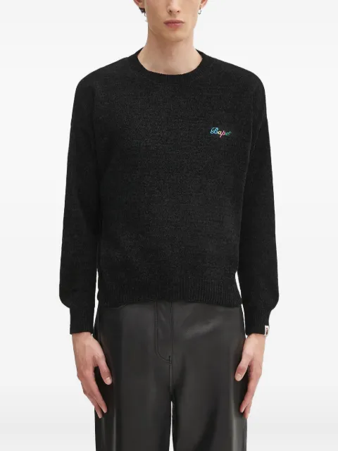 A BATHING APE® logo-embroidered sweater