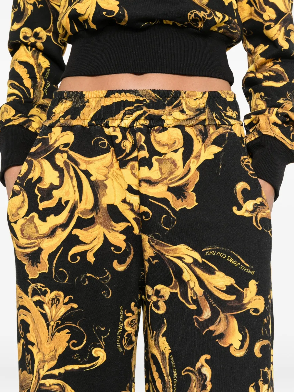 Versace Jeans Couture Barocco-print Track Pants