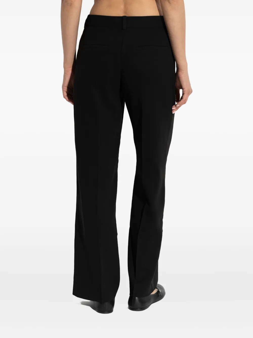 SAMSOE pocket straight trousers Zwart
