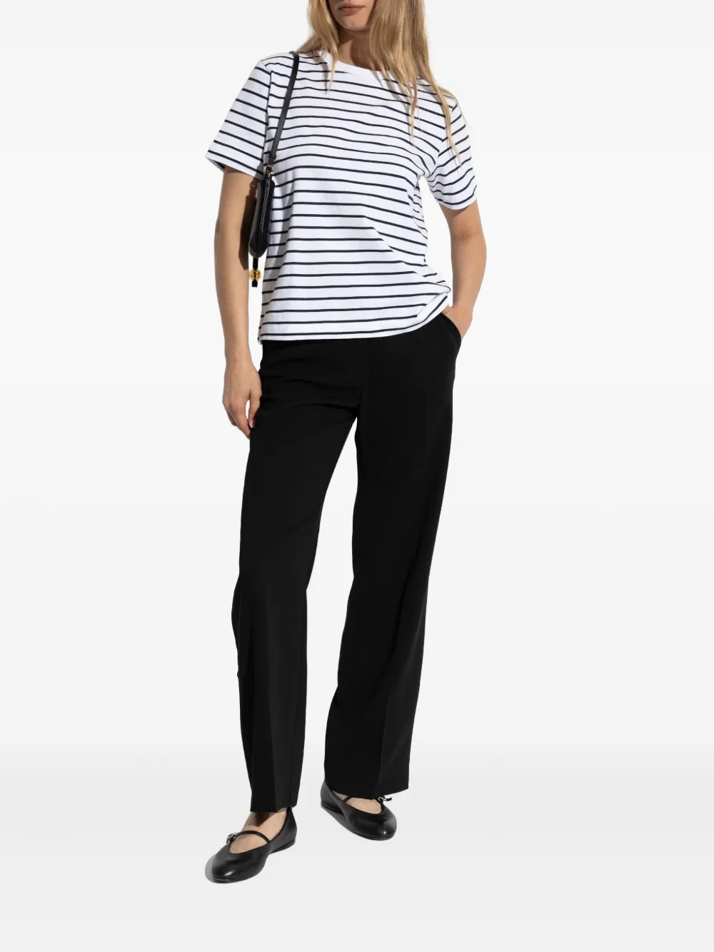 SAMSOE pocket straight trousers Zwart