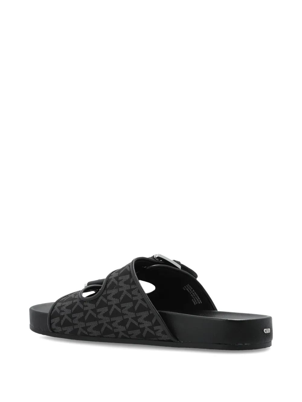 Michael Kors Byers buckle slides Black