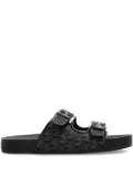 Michael Michael Kors Byers buckle slides - Black