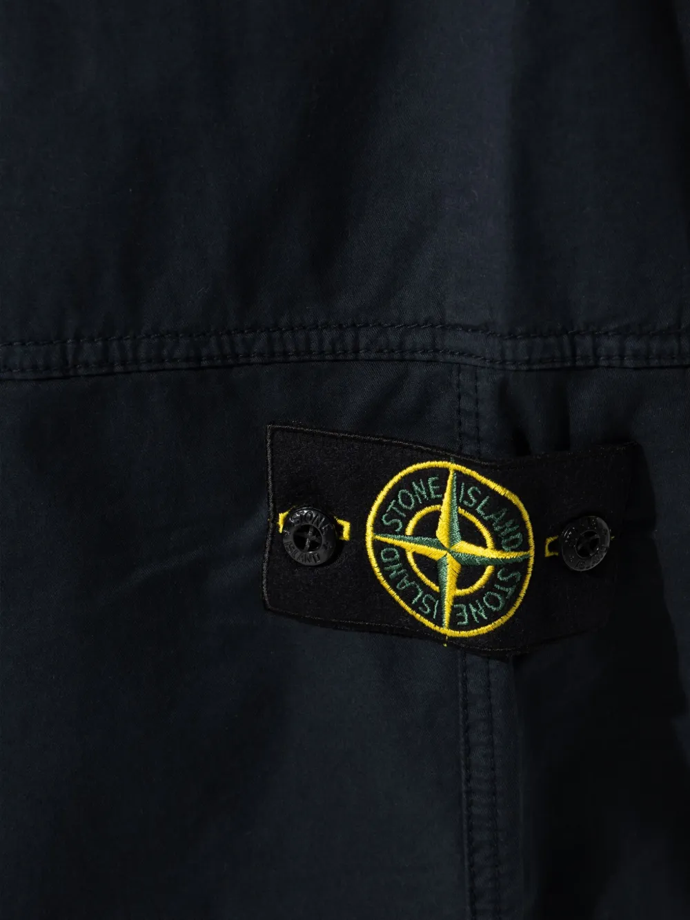 Stone Island Compass-badge cargo pants Zwart