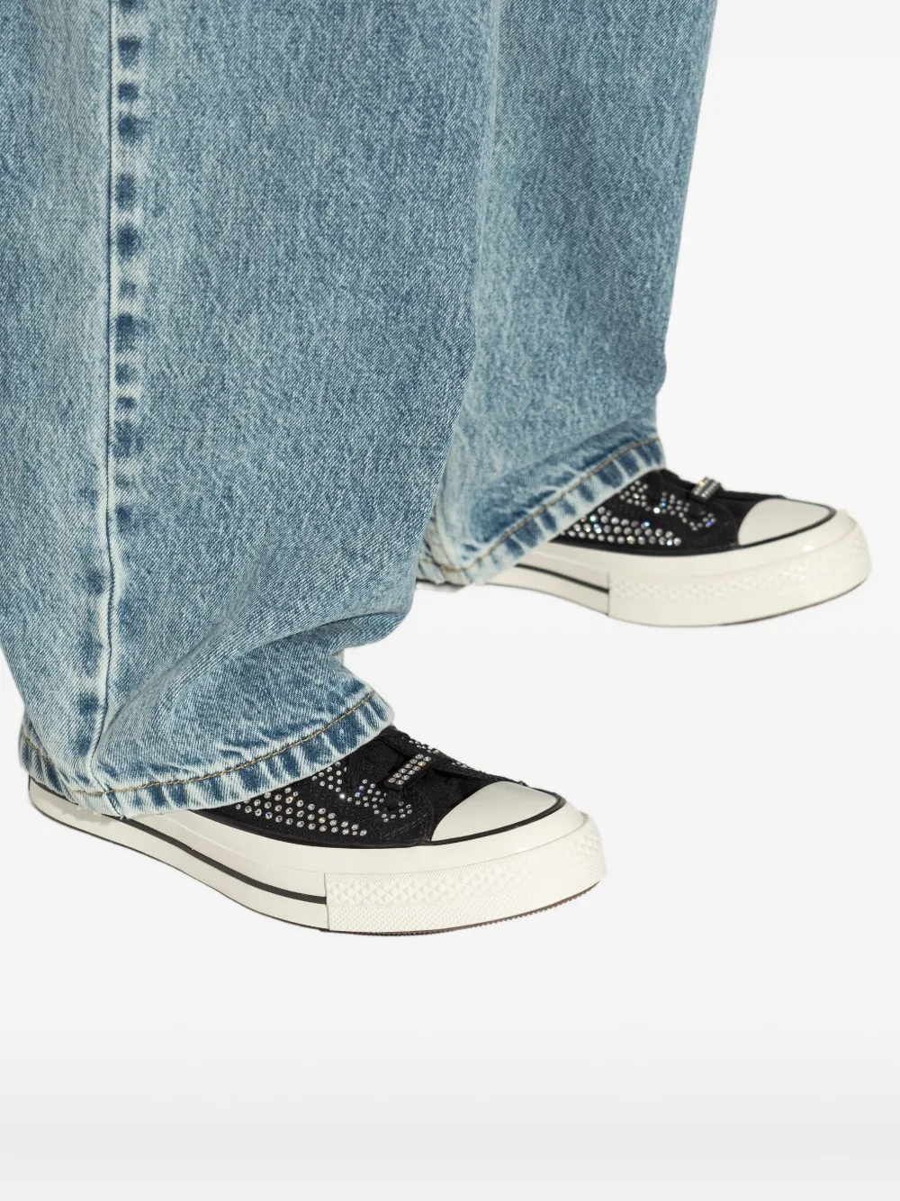 Converse x Swarovski Chuck 70 sneakers verfraaid met kristallen Zwart