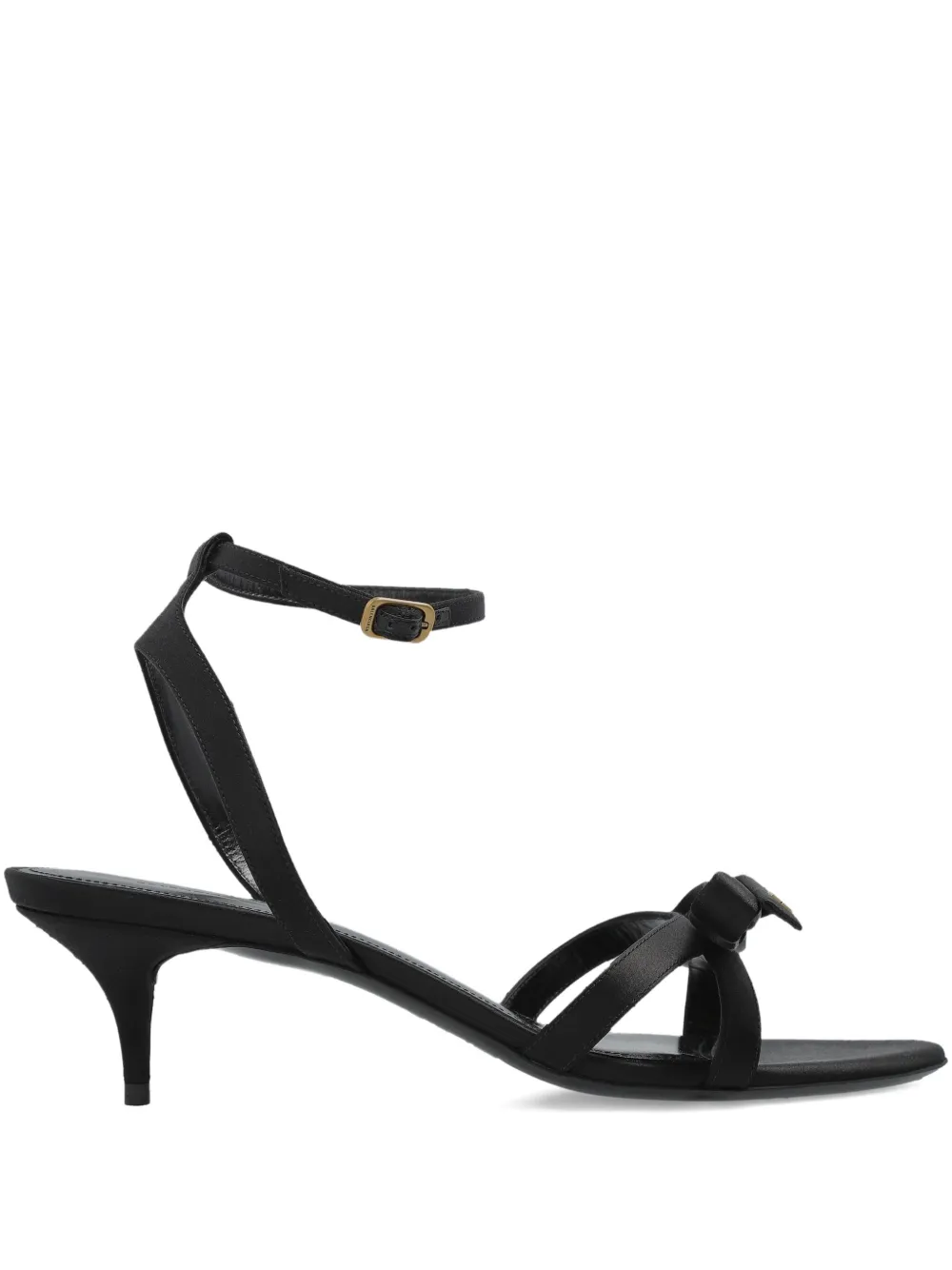 Balenciaga Sandalen met kitten hak en strik Zwart