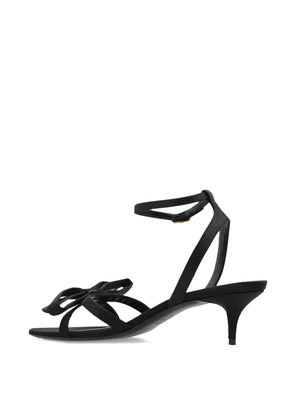 Balenciaga Sandalen met kitten hak en strik Zwart
