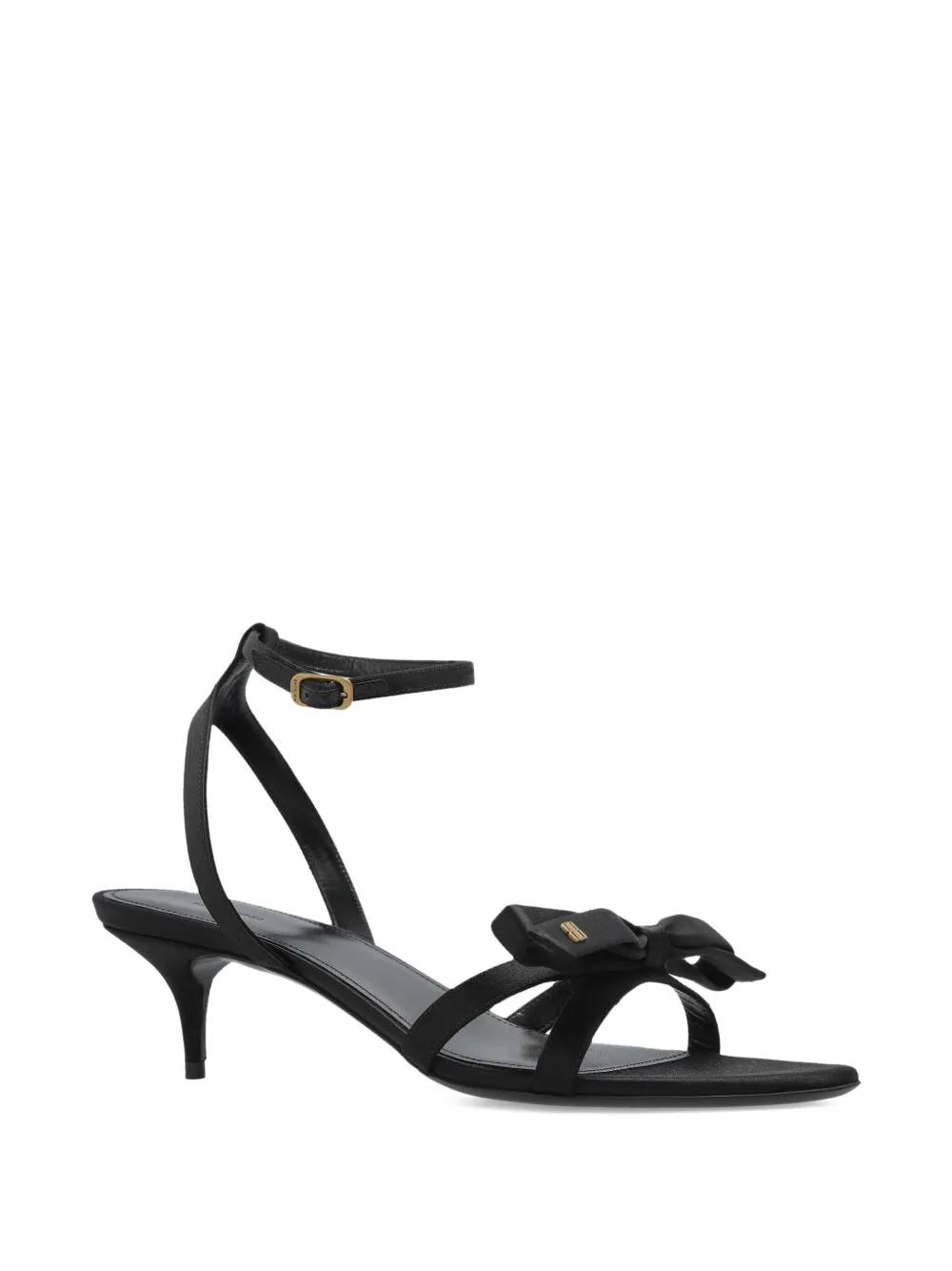 Balenciaga Sandalen met kitten hak en strik Zwart