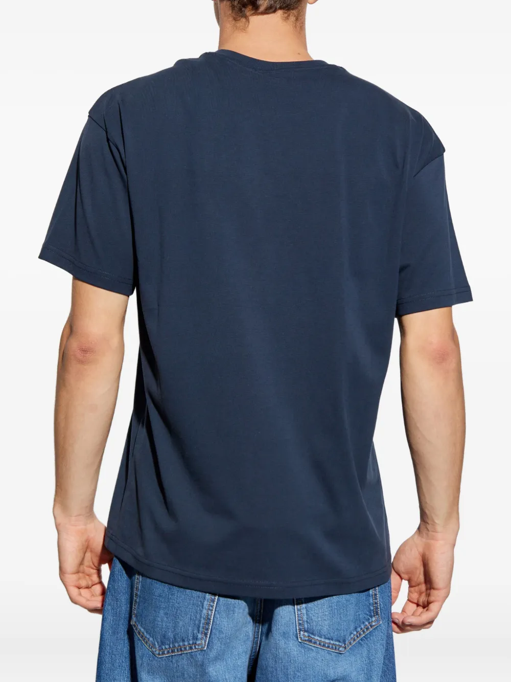 Givenchy Katoenen T-shirt met abstracte print Blauw