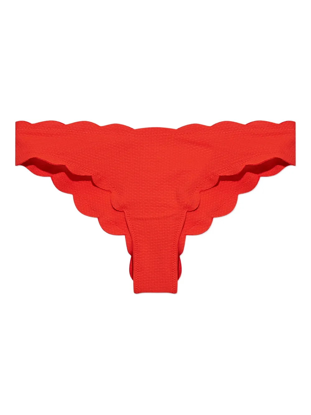 Marysia scalloped-edge bikini bottom Rood