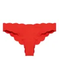 Marysia scalloped-edge bikini bottom - Red