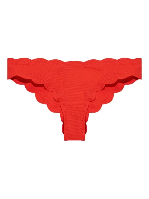 Marysia scalloped-edge bikini bottom