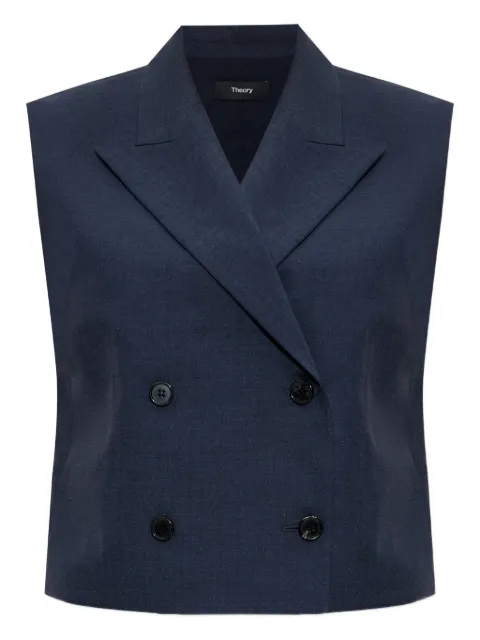 Theory double-breasted gilet