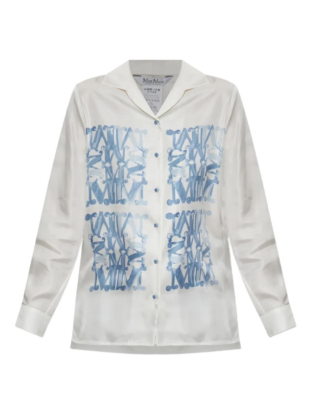 Max Mara Nabil silk shirt Wit