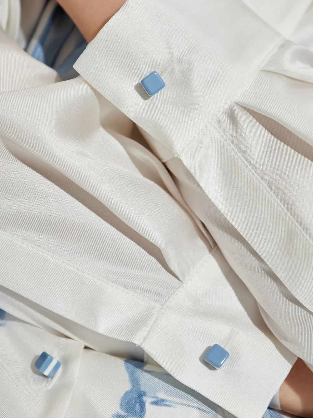 Max Mara Nabil silk shirt Wit