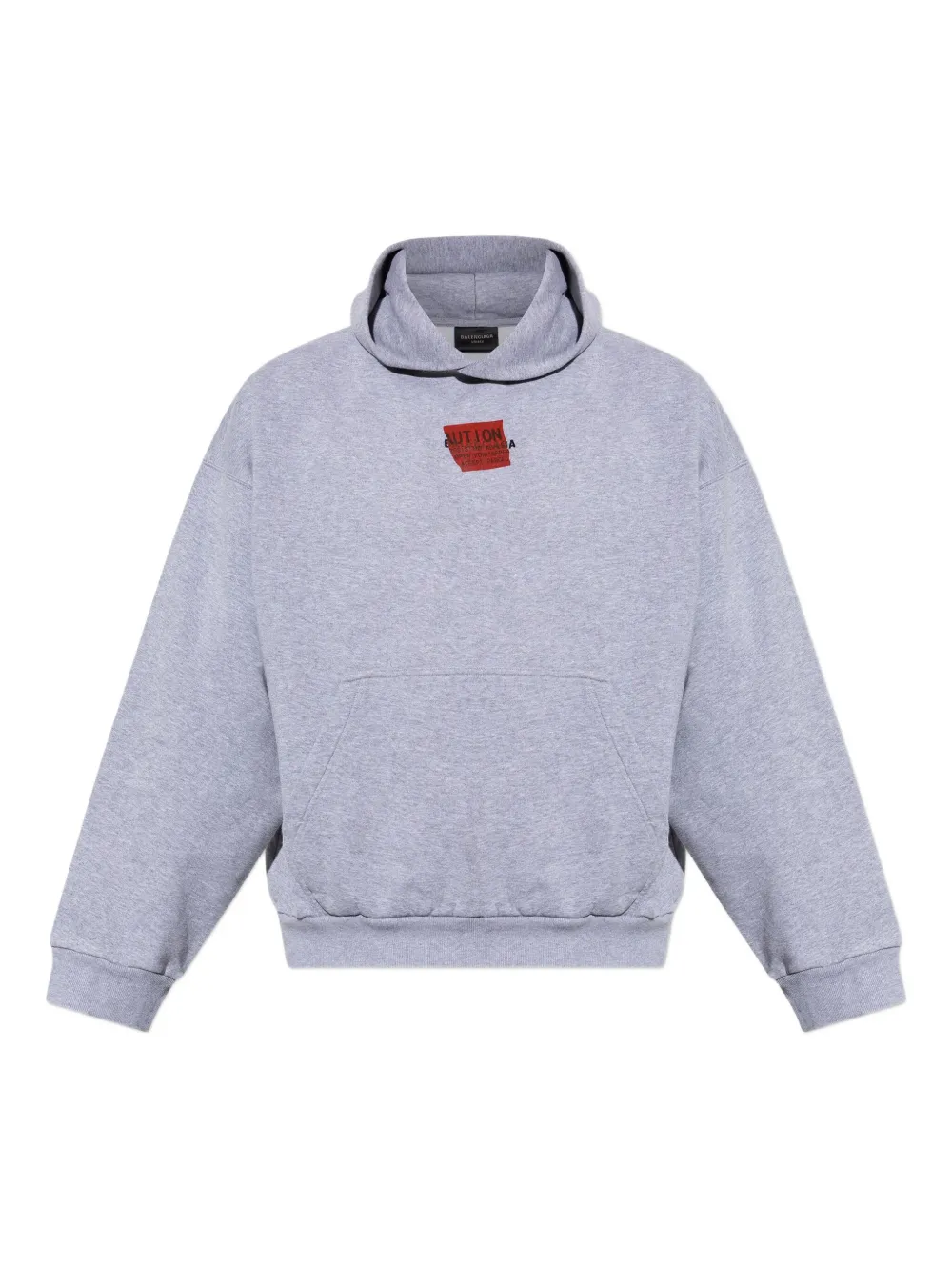 Balenciaga Hoodie met logoprint Grijs